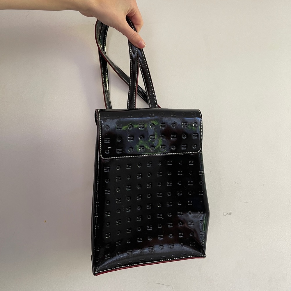 Arcadia Patent Leather Backpack